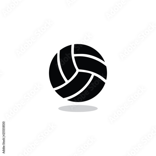 volley ball icon logo