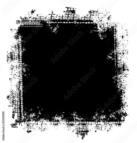  Grunge tire tracks frame background