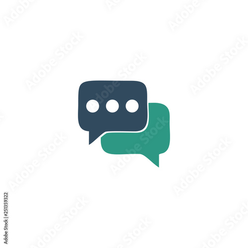 illustration speech bubble icon