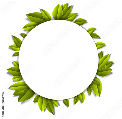 Background with leaves pape...