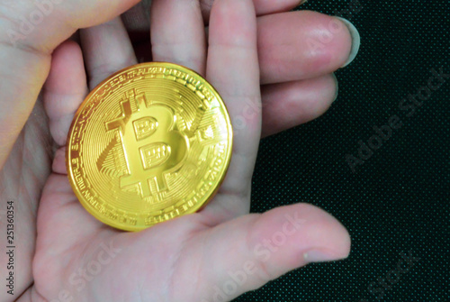 Hope for Bitcoin digital currency in the hands of mom and child