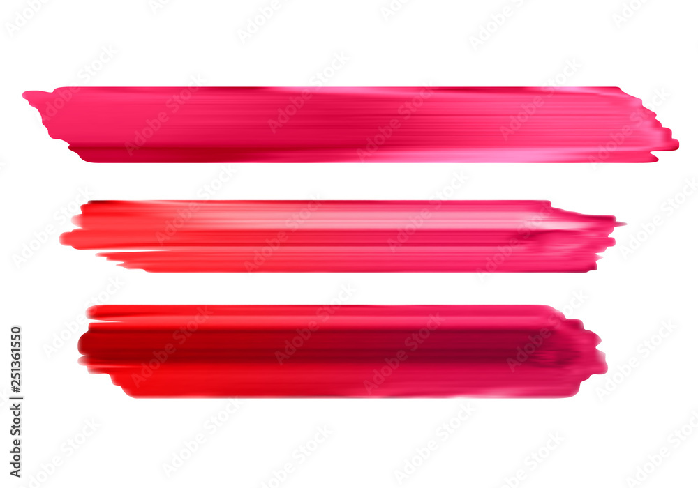 Vector paint daubs set. Stock Vector Adobe Stock