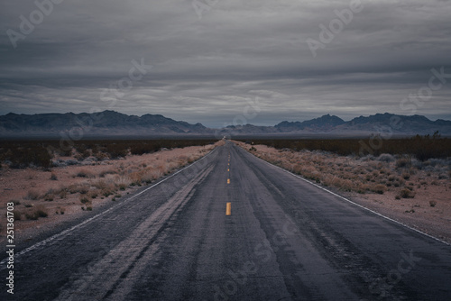 Road to nowhere in Nevada  photo