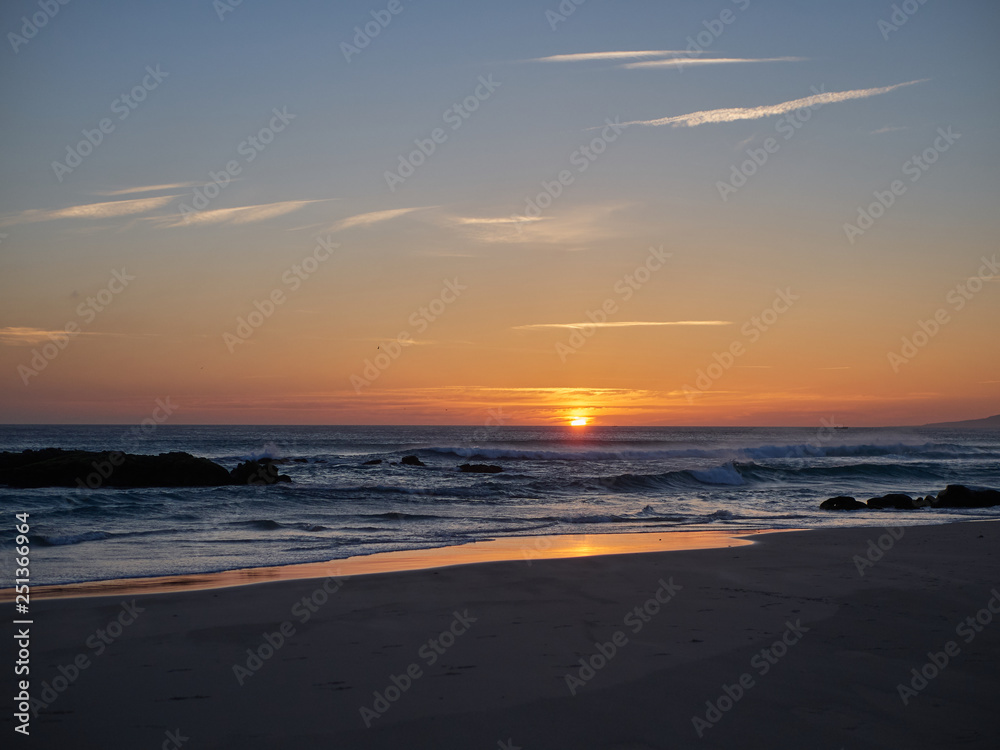 Sunset at the sea Sunset at the sea