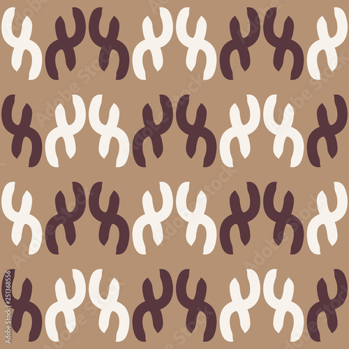 Seamless pattern with alternate geometric elements. Beautiful abstract artwork.