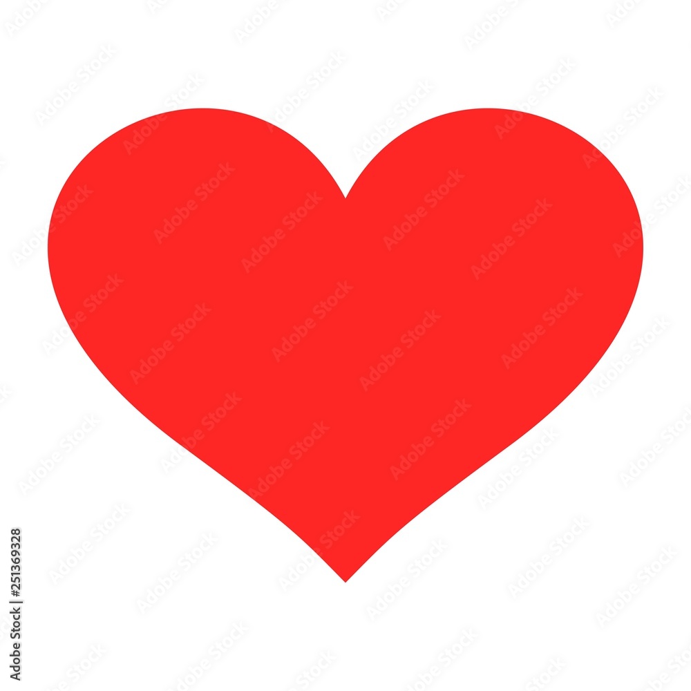 vector love sign. heart illustration, valentine symbol