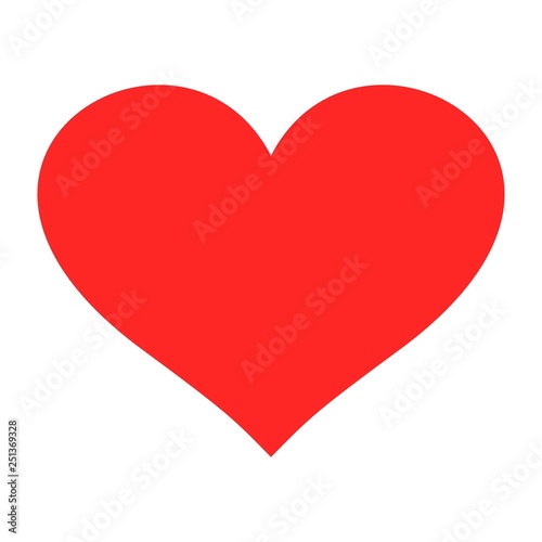 vector love sign. heart illustration, valentine symbol