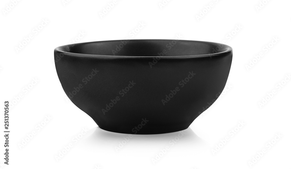 black bowl on white background black bowl on white background
