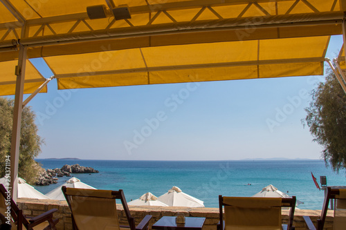 restaurant view towards ocean