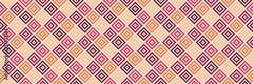 Aztec like style pattern illustration