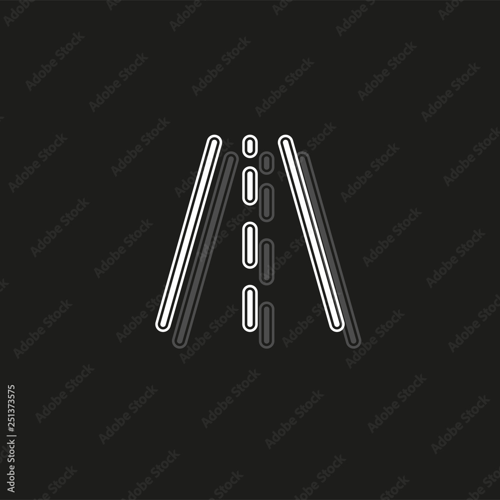 vector highway road, street sign - traffic abstract symbol vector highway road, street sign - traffic abstract symbol