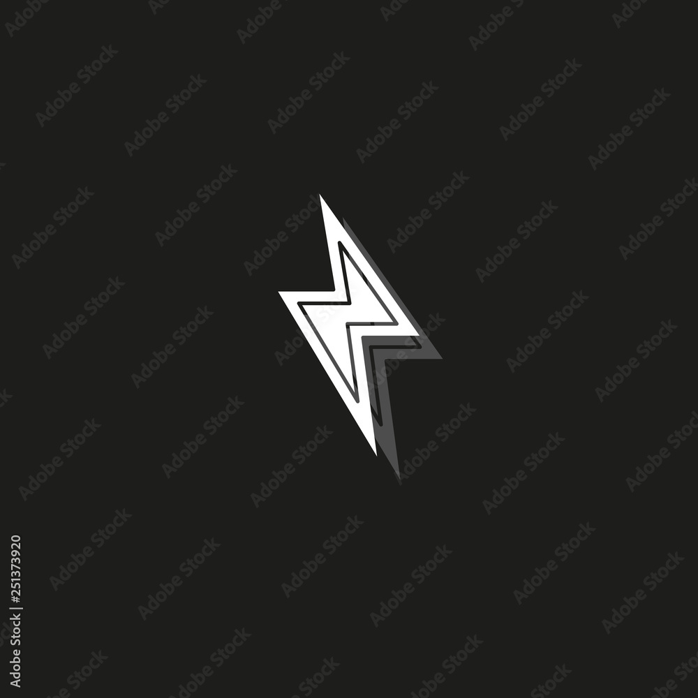 Cloud lightning icon - thunder storm Cloud lightning icon - thunder storm