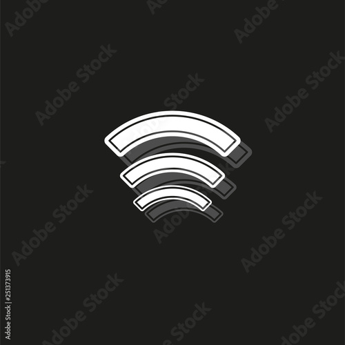 Wireless and wifi icons. Wireless Network Symbol. Wireless and wifi vector