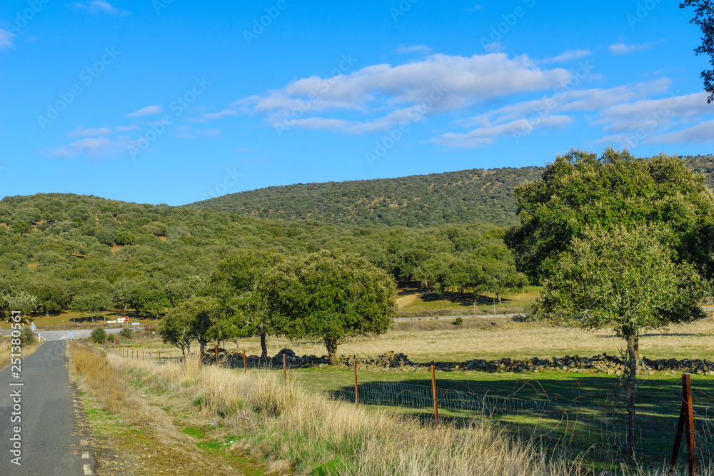 Landscape and countryside in Extremadura