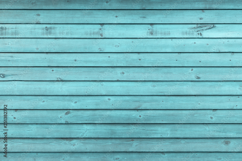 Obraz premium Rustic Old Weathered Blue Wood Plank Background