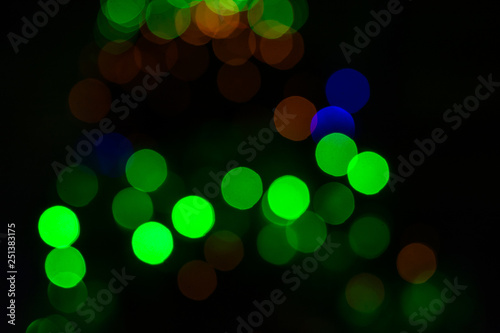 Colorfull bokeh lights background