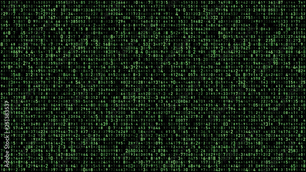 Digital matrix green Digital matrix green