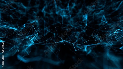 Abstract structure technology science background