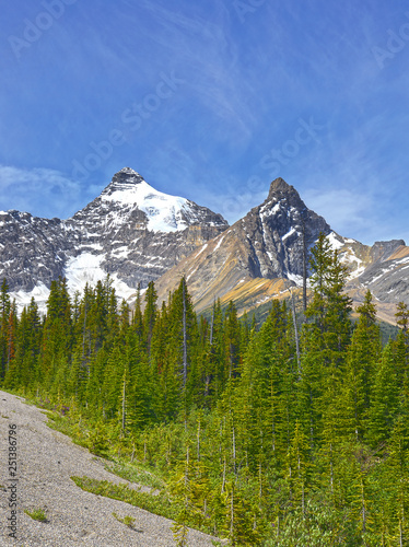 Mount Athabasca, Banff National Park, Alberta, Canada. Banff National Park is UNESCO World Heritage Site