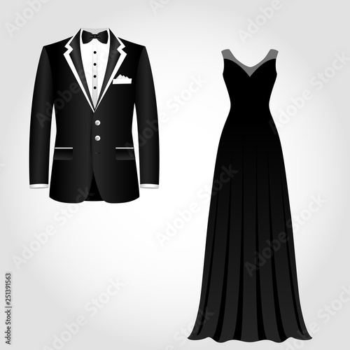 Gentleman and lady icon isolated on white background.