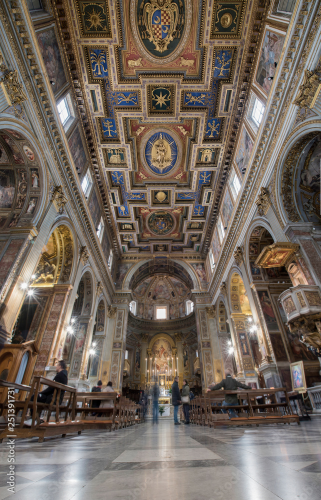 Saint Marcello's church in Rome, Italy