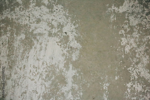 Concrete grey background with white dye. Old industrial texture.