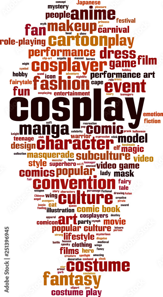 Cosplay word cloud Cosplay word cloud