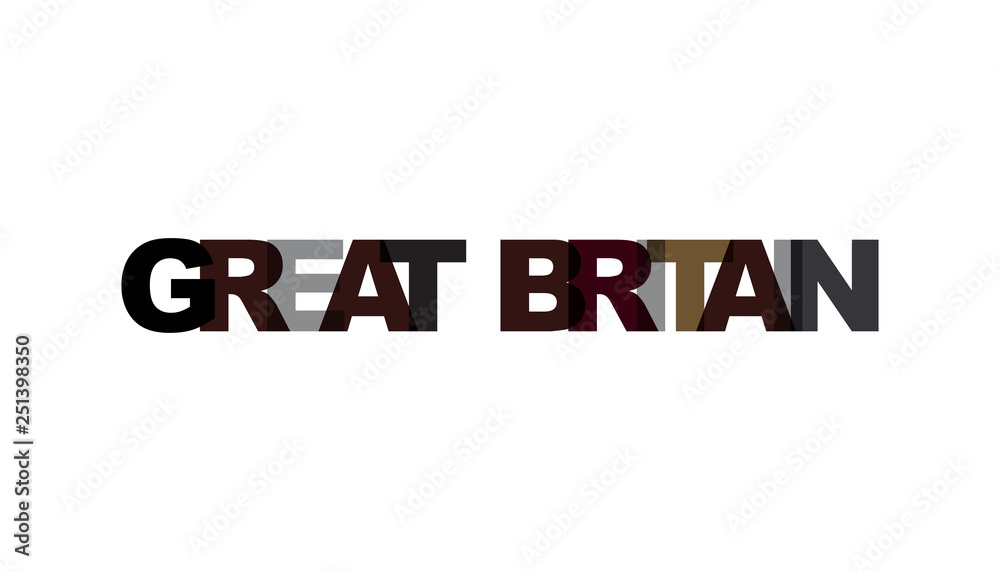Great Britain, phrase overlap color 