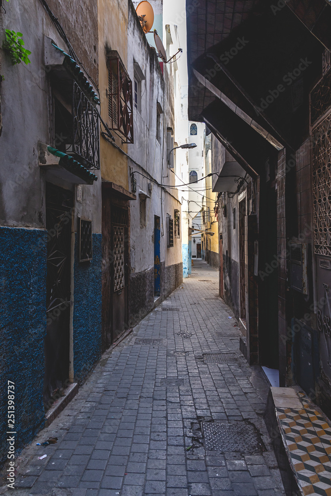 Streets, of Tanger.Morocco