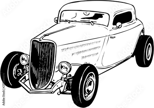 1934 Chevy Vector Illustration