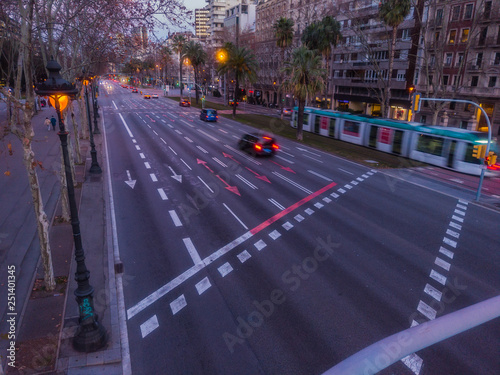 Barcelona. Diagonal Avenue. Catalonia. Spain. photo