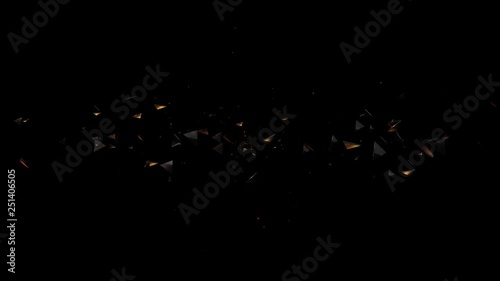 Triangle twist, drehende Dreiecke nach Explosion