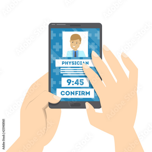 Choose doctor and make appointment online