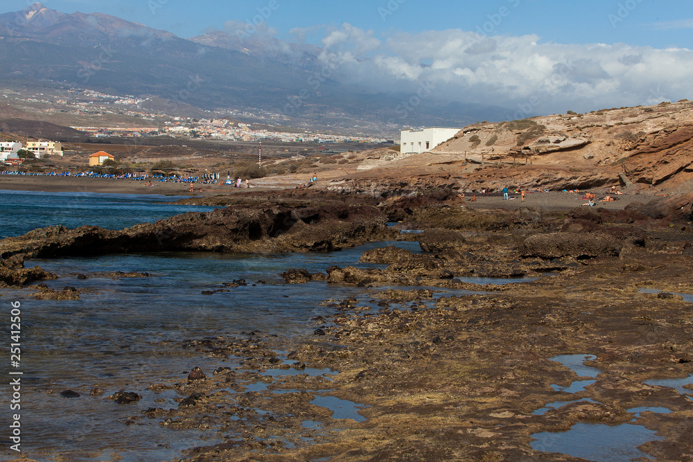 Reportage photography from the island of Tenerife.  Roads, sea and sand.