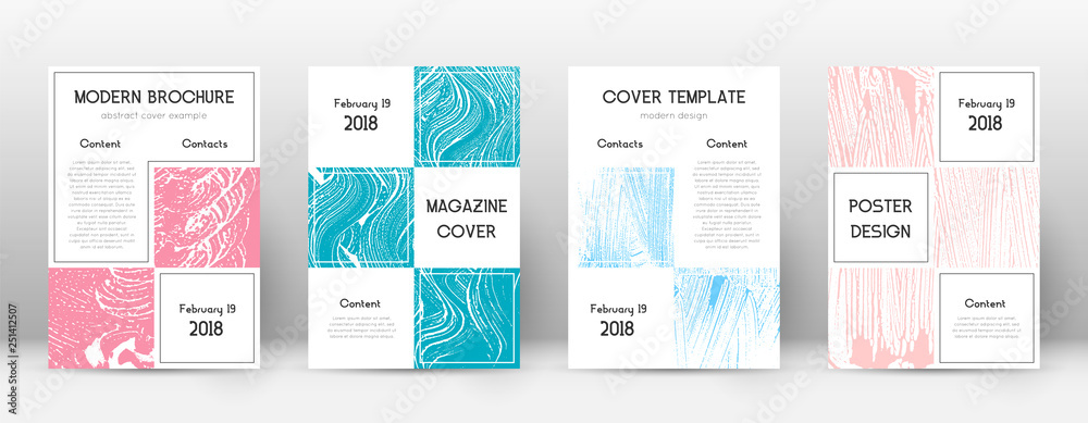 Cover page design template. Business brochure layo Cover page design template. Business brochure layo
