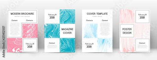 Cover page design template. Business brochure layo
