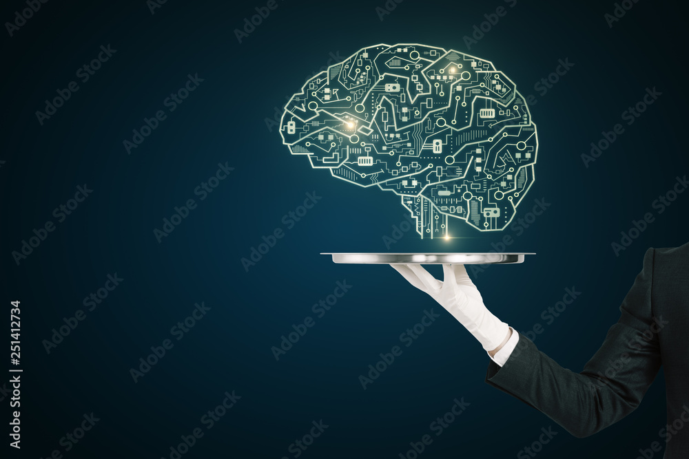 Artificial intelligence and engineering concept Artificial intelligence and engineering concept