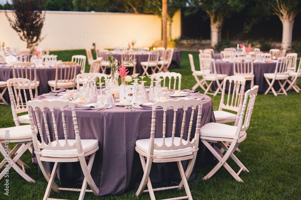 Obraz premium wedding dining room
