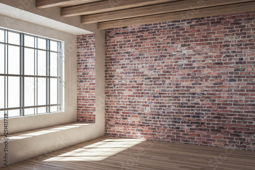 Contemporary red brick interior © Who is Danny