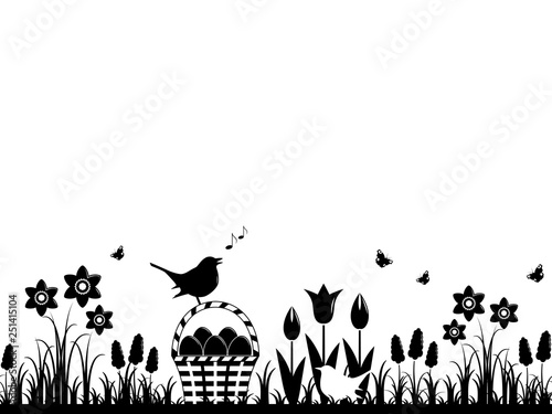 easter border