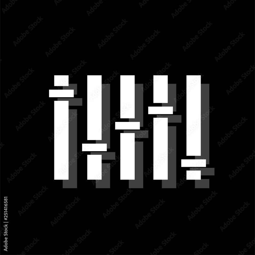 Equalizer icon flat Equalizer icon flat