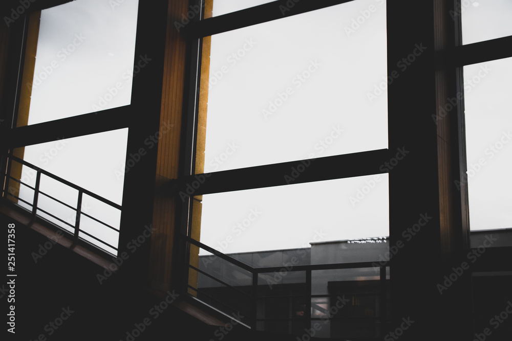 window in modern building window in modern building