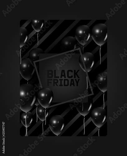 Ballooon frame vector celebrating birthday party anniversary cartoon kids hap...