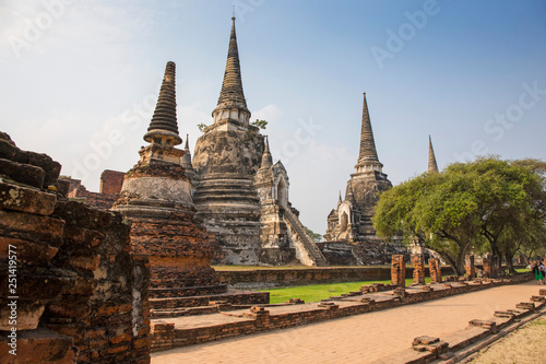 Tempelanlage Wat Phra Sri Sanphet in Ayutthaya