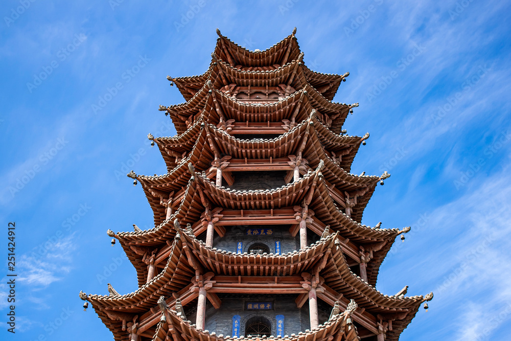 Traditional Chinese Architecture Of Mu Ta Si Pagoda Traditional Chinese Architecture Of Mu Ta Si Pagoda