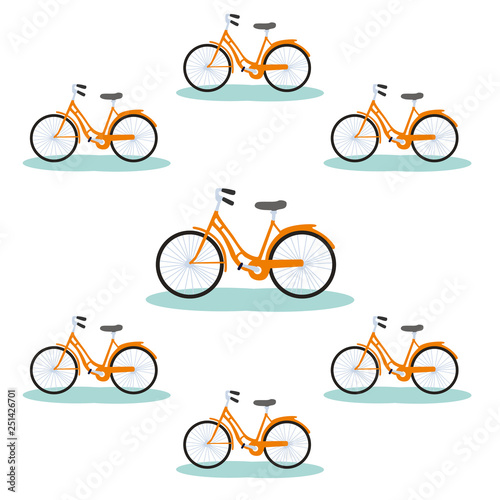 bicicleta. Vector
