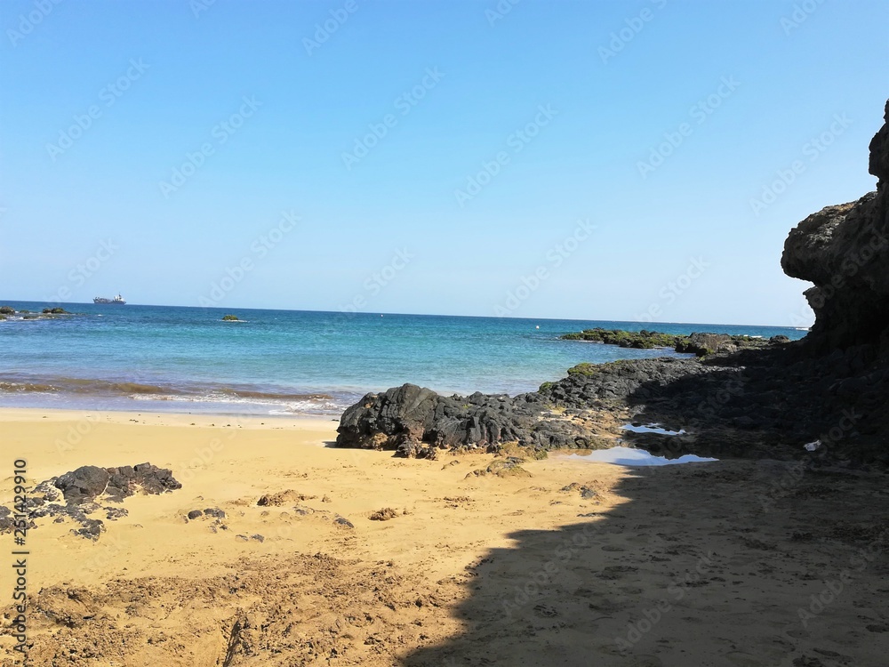 A beach in Cabo-Verde