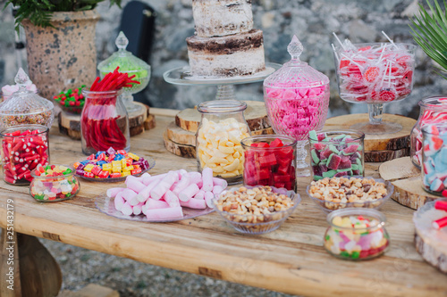 Papier peint sweets candy bar weddings, goodies