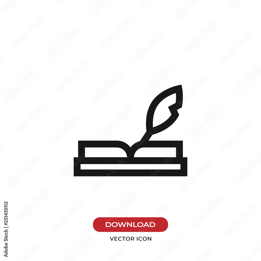 Book icon vector Book icon vector