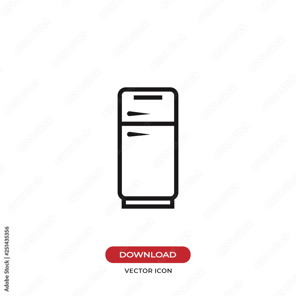 Freezer icon vector Freezer icon vector